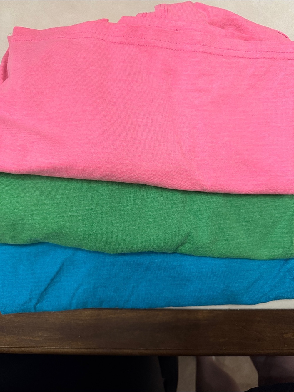 Women’s Scoop Neck Tank Top - Pink, Blue and Green